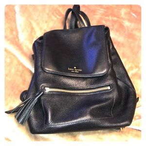 Kate Spade leather backpack.